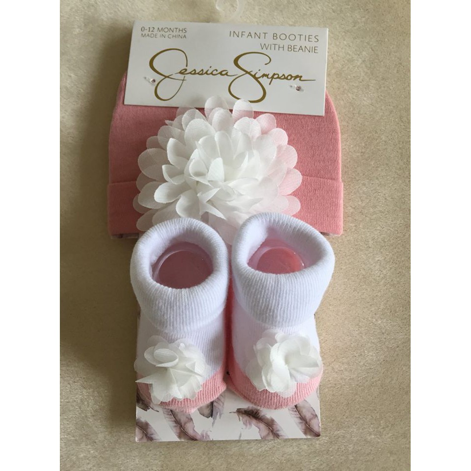 Set nón và vớ cho bé gái _ Jessica Simpson