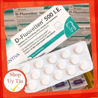 Vitamin D Flour Đức - Viên Uống Vitamin D Flouretten 500IE 90 Viên - Vitamin D Flou Đức