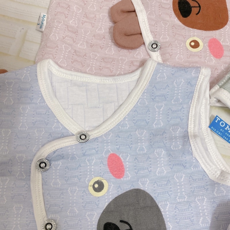 Áo gile trần bông/ nỉ bông cho bé yêu