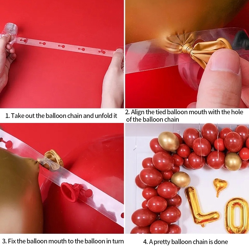 Dụng Cụ Xích Gắn Bong Bóng Trang Trí Tiệc