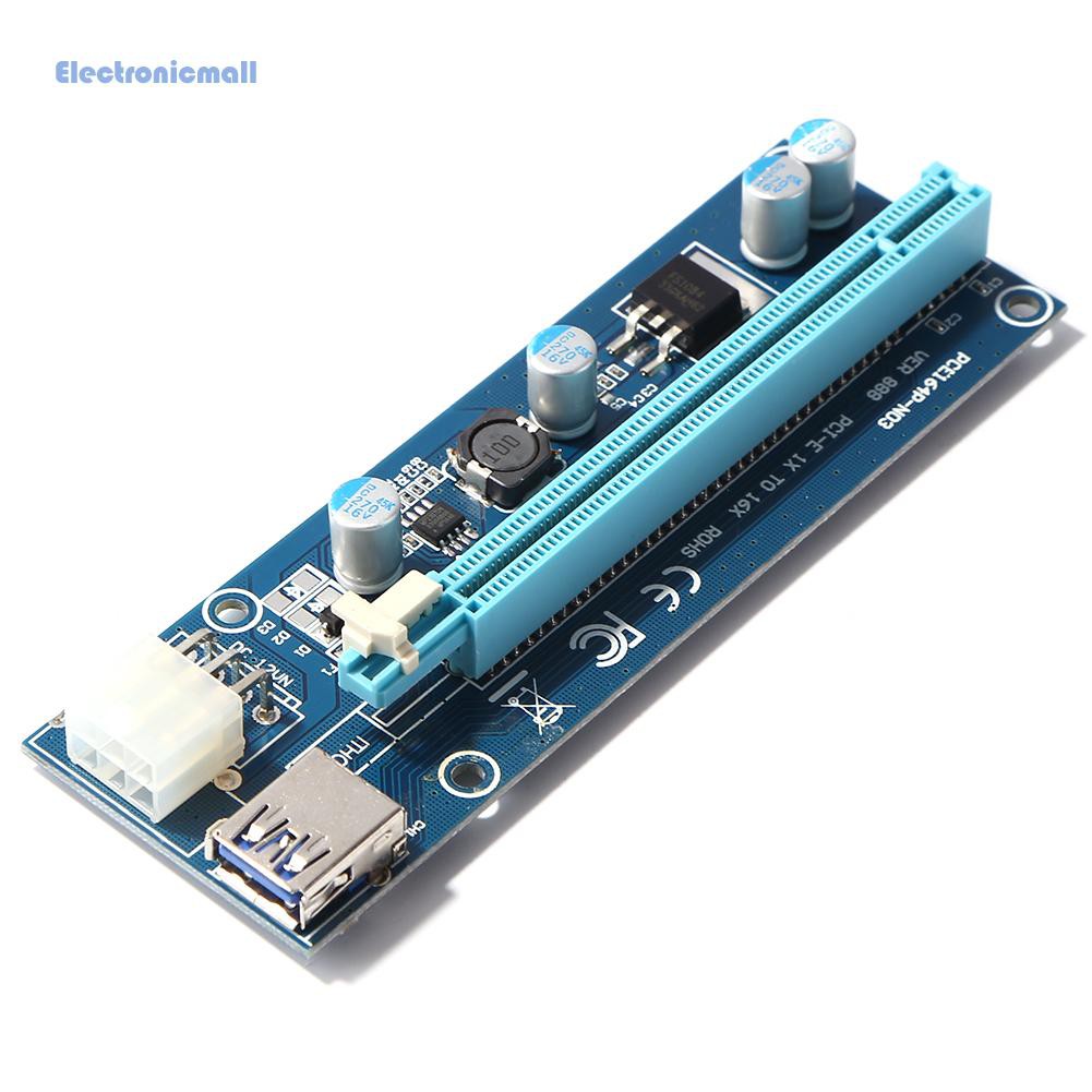 Thiết Bị Chuyển Đổi Pci Express 1x Sang 16x 6 Pin Pci-E Power | BigBuy360 - bigbuy360.vn