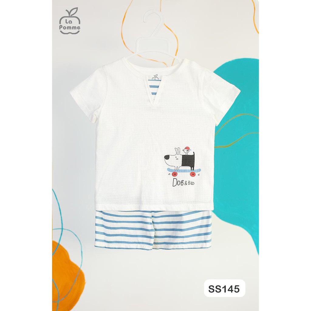 SS145 Bộ cộc La Pomme chú chó tinh nghịch (La Pomme) (6M-5Y)