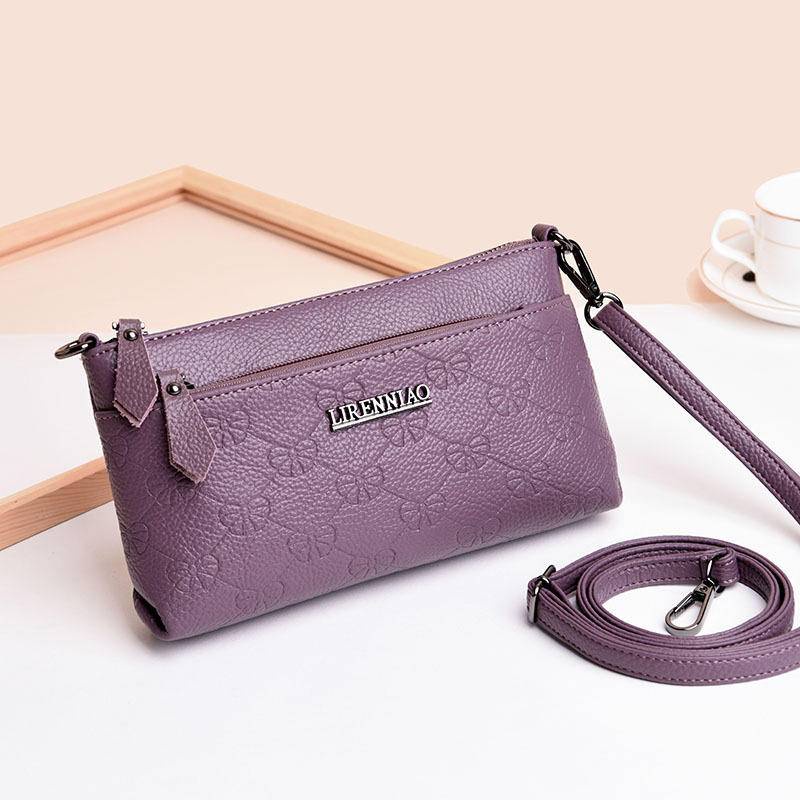 Túi Xách Da Mềm Mini Đeo Vai Thời Trang Cho Phụ Nữ Trung Niên 3998#