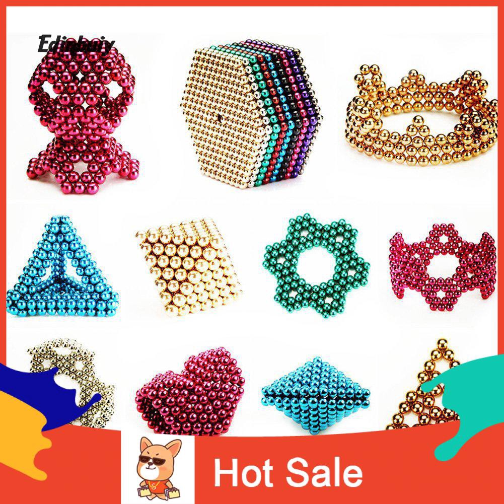 Bộ 216 viên bi từ tính 3mm chuyên dụng lắp ghép độc đáo