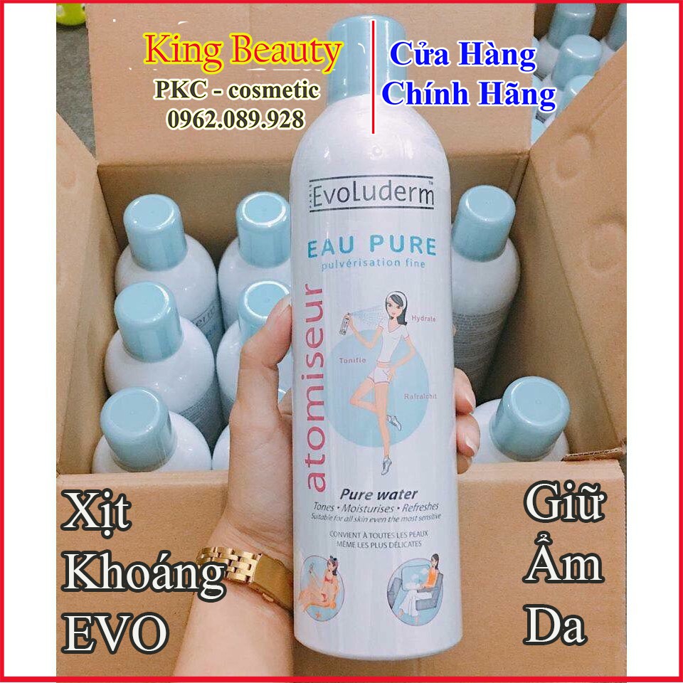 Xịt Khoáng Cung Cấp Nước Evo-luderm 150ml Và 400ml