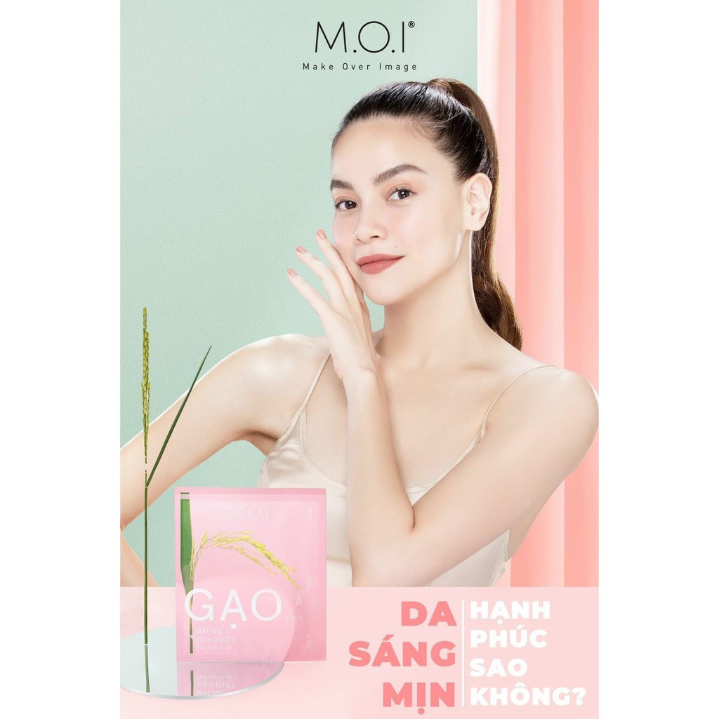 [KHUYẾN MÃI SẬP SÀN] MẶT NẠ GẠO TINH KHIẾT M.O.I COSMETICS HỒ NGỌC HÀ (PHIÊN BẢN MỚI)