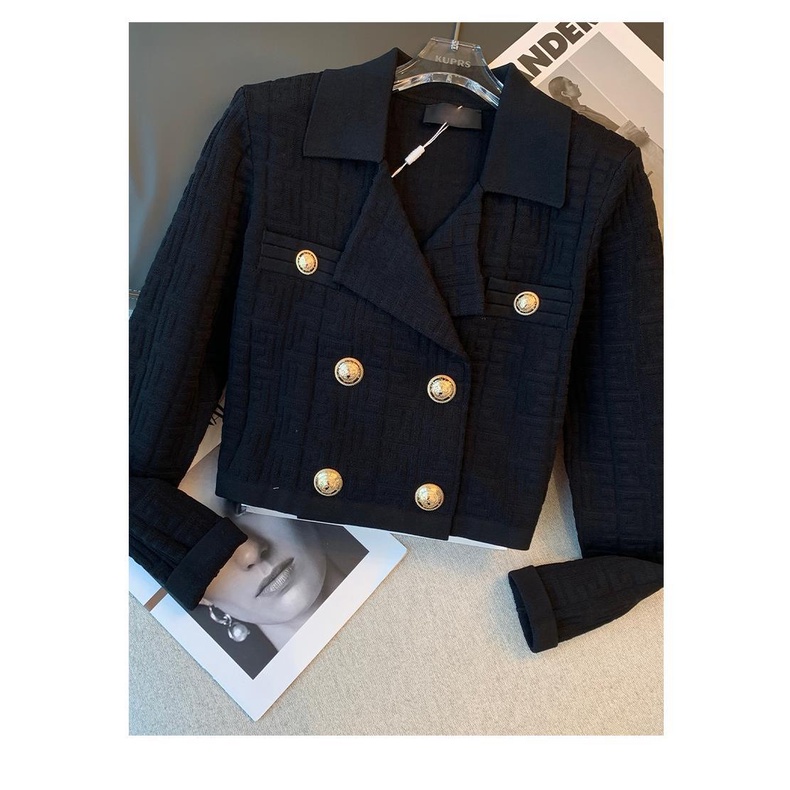 Bộ Đồ Thời Trang Mùa Thu 2022 Hai Mảnh Màu Đen Phong Cách Hàn Quốc Cho Nữ