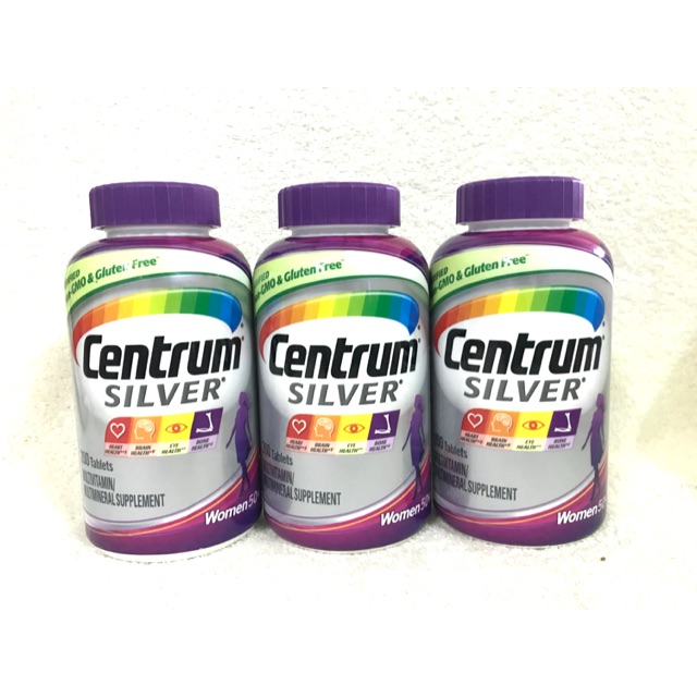 Viên uống Vitamin tổng hợp Centrum cho phụ nữ trên 50 tuổi.
