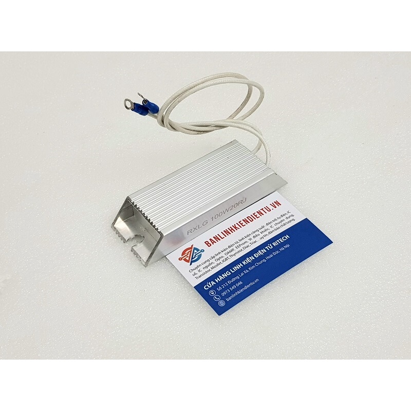 Điện trở công suất, điện trở xả RXLG 100W 20RJ ( 100W20RJ ) 115x40x20mm