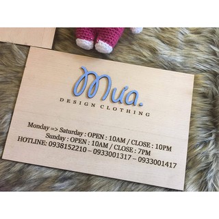 Bảng Gỗ - Khắc Tên Shop