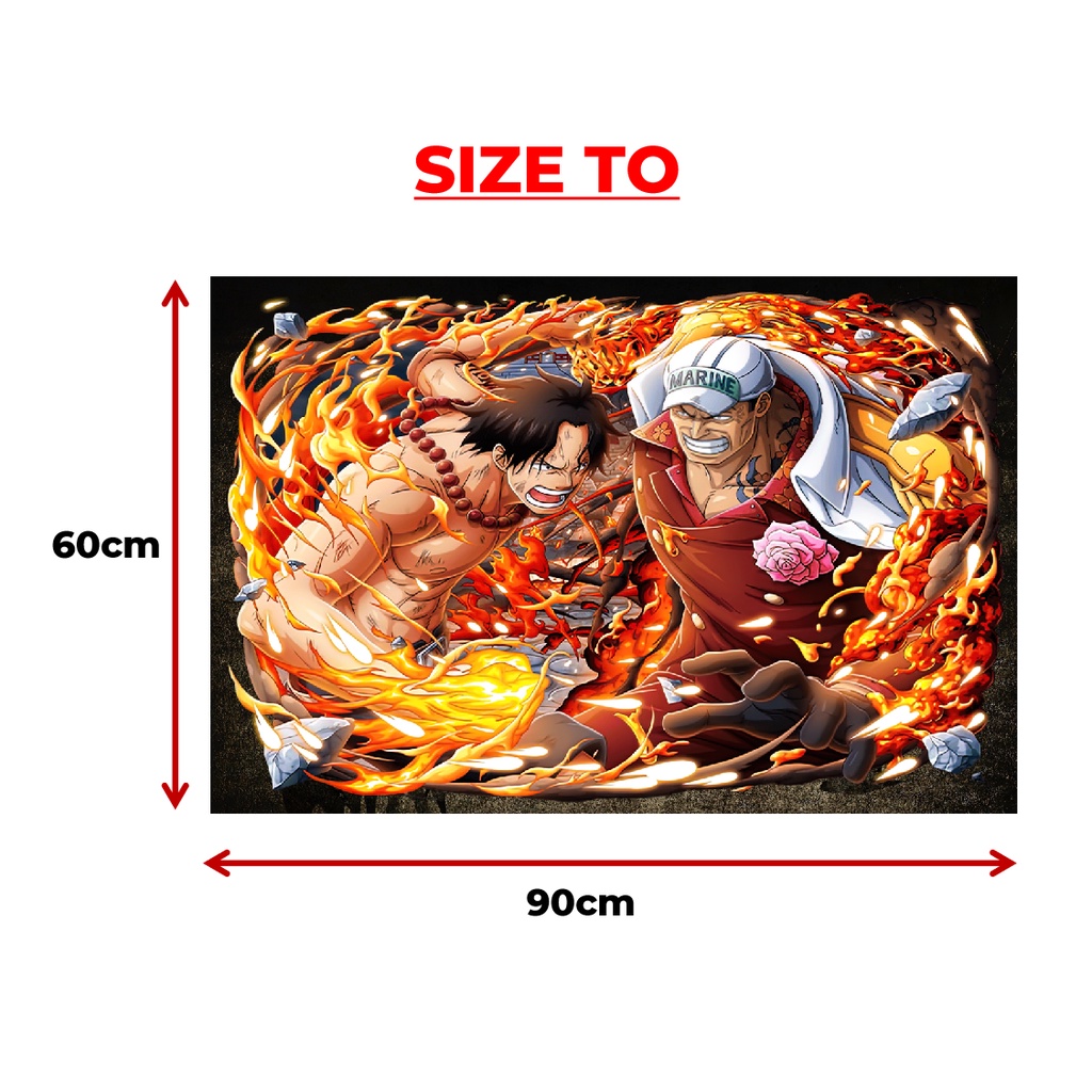 Poster trang trí Zoro 3D, E02