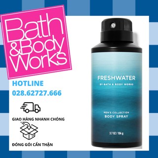 Xịt Thơm Toàn Thân Dành Cho Nam Bath And Body Works - Freshwater