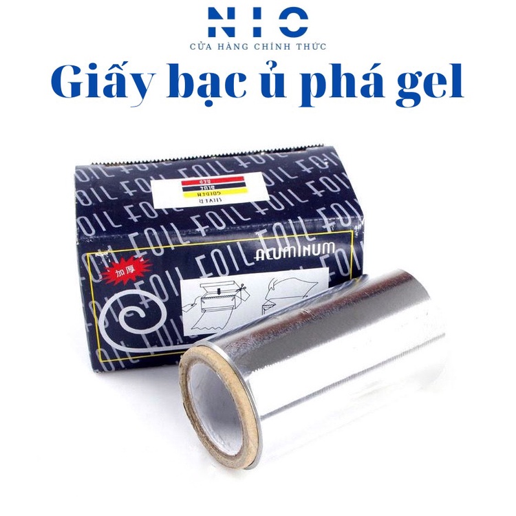 Giấy bạc ủ phá gel ( phụ kiện nail mi )