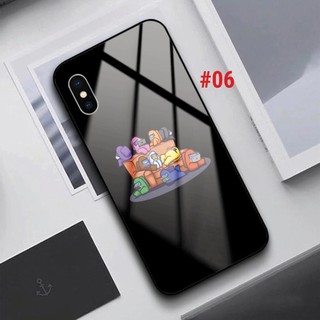 Ốp lưng kính Samsung Galaxy Note 8 Note 9 Note 10 Note 10 Plus in hình AMONG US