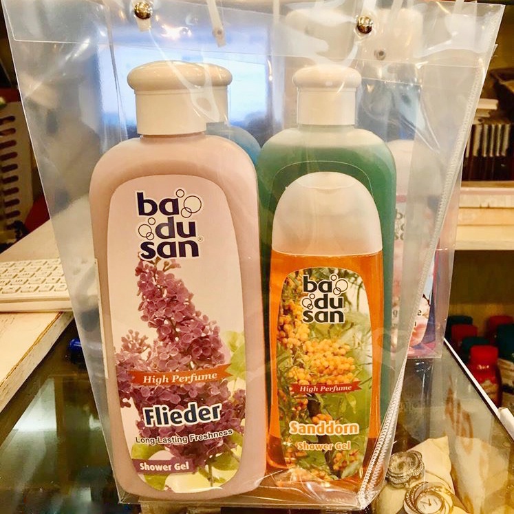 Sữa tắm nước hoa thuần chay Organic Badusan nhập khẩu Đức, 8 loại hương nàng yêu - Hương Chất Cosmetic