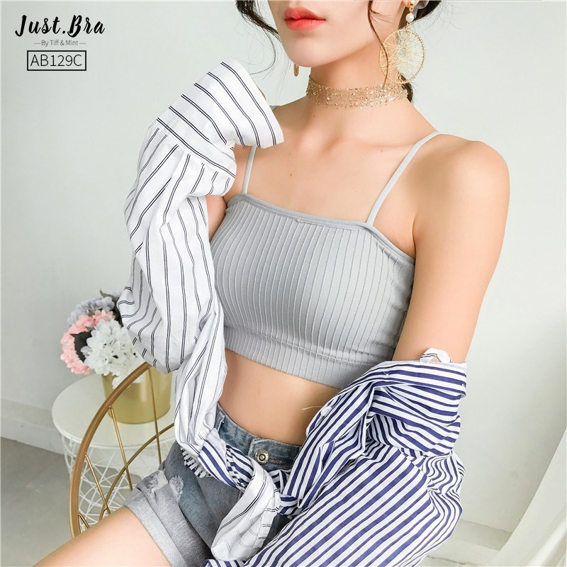 [Mã WABRJB031 giảm 10% đơn 99k] Áo ngực quây Just Bra hai dây kẻ dọc AB129C | BigBuy360 - bigbuy360.vn