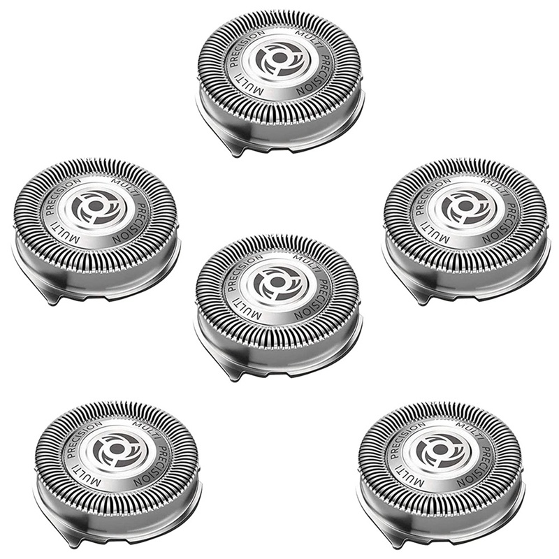 Set 6 Lưỡi Dao Cạo Thay Thế SH50 / 52 Cho Máy Cạo Râu Philips Norelco 5000 Series