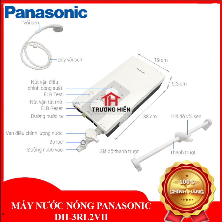 Máy nước nóng Panasonic DH-3RL2VH