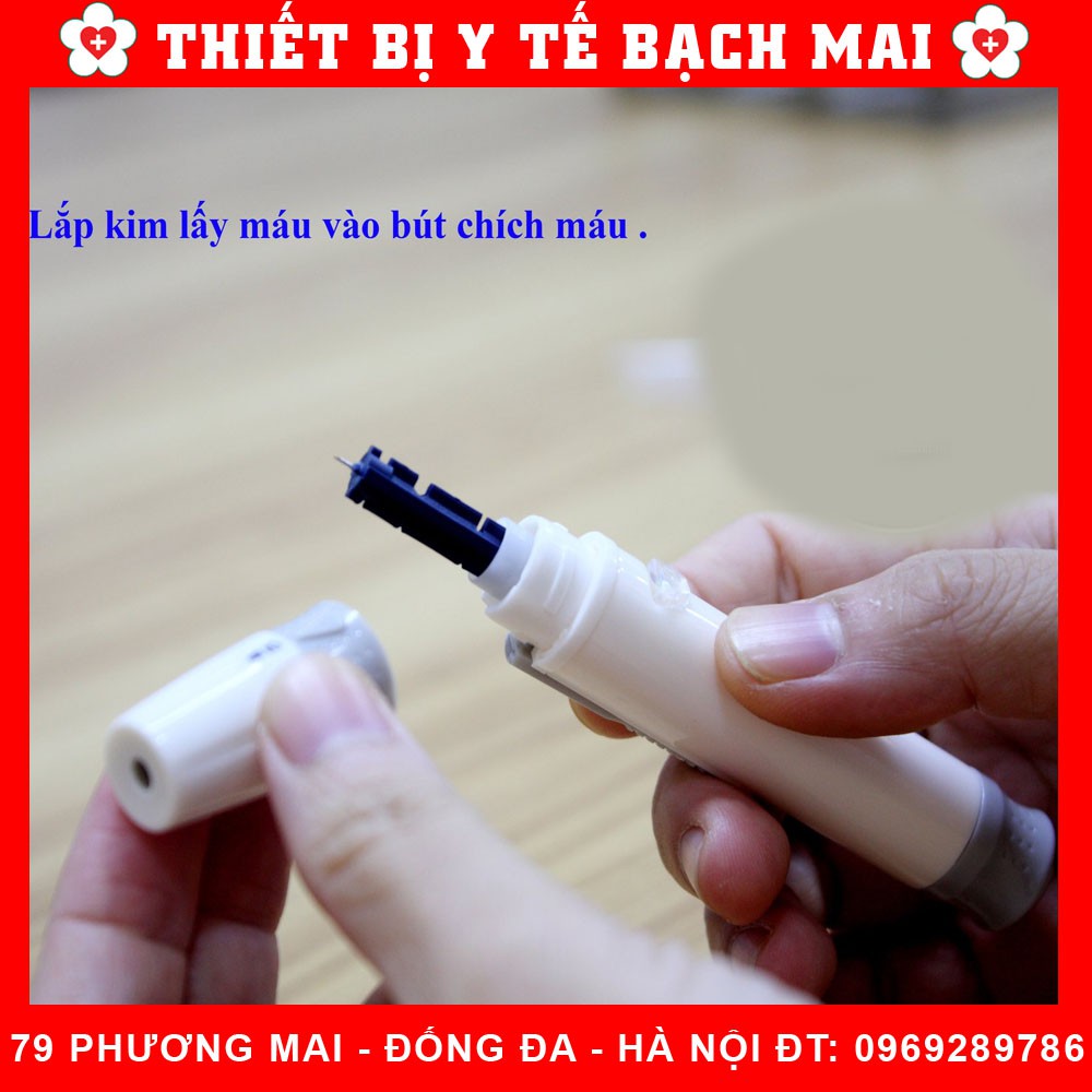 Kim Lấy Máu Dùng Cho Bút Chích Máu Đường Huyết - Kim Chích Máu [Hộp 50 Kim]