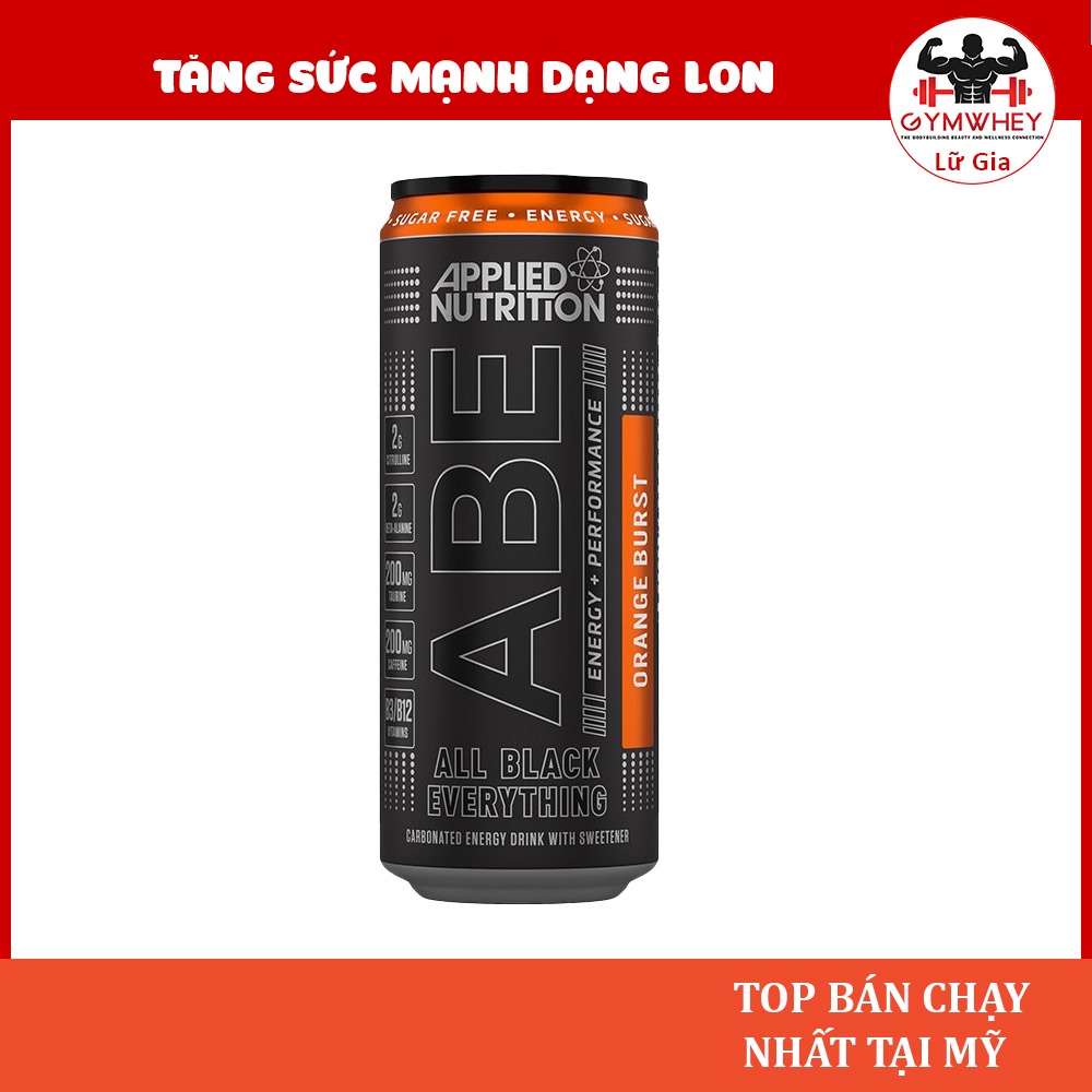 Abe Lon Pre Workout Tăng Sức Mạnh Applied Nutrition ABE 1 lần dùng (330 ml) Authentic 100%