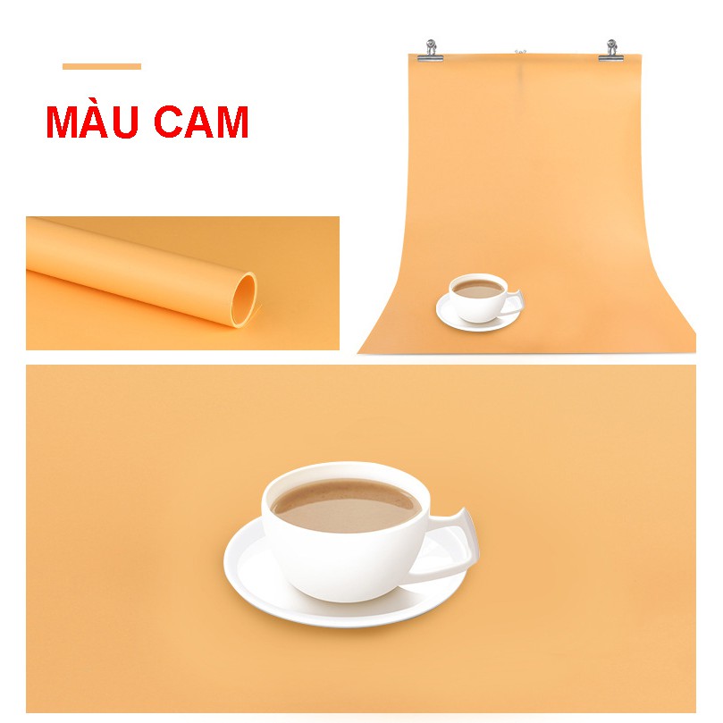 Phông nền nhựa PVC trơn chụp ảnh sản phẩm quần áo, beauty, make up, lookbook kích thước 70x140 và 100x200 cm đủ màu sắc