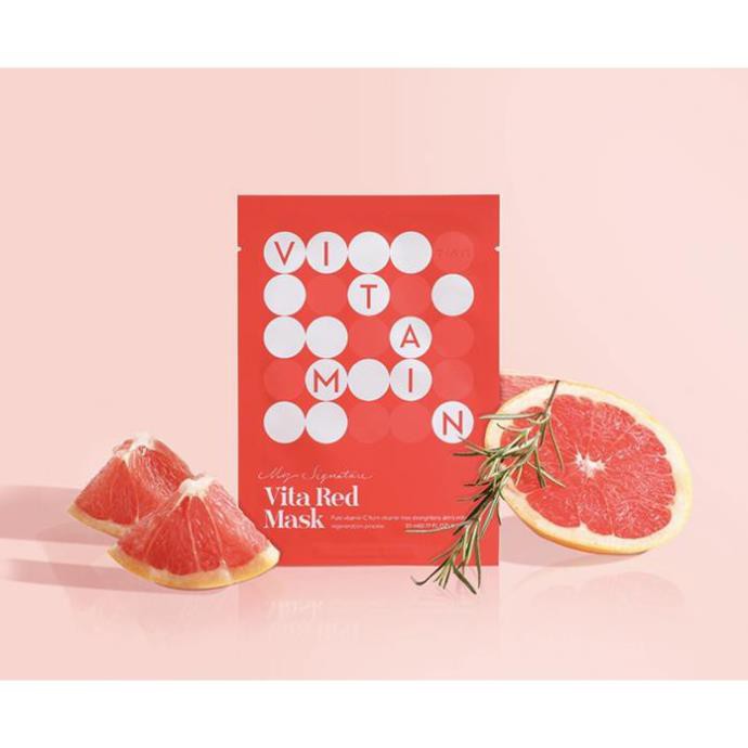 Mặt Nạ Vitamin C Dưỡng Trắng Da, Nuôi Dưỡng Làn Da Căng Bóng Tiam Vita Red Mask 23ml x10 - Miss Xinh