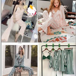 Set ngủ lụa nhiều món cao cấp
