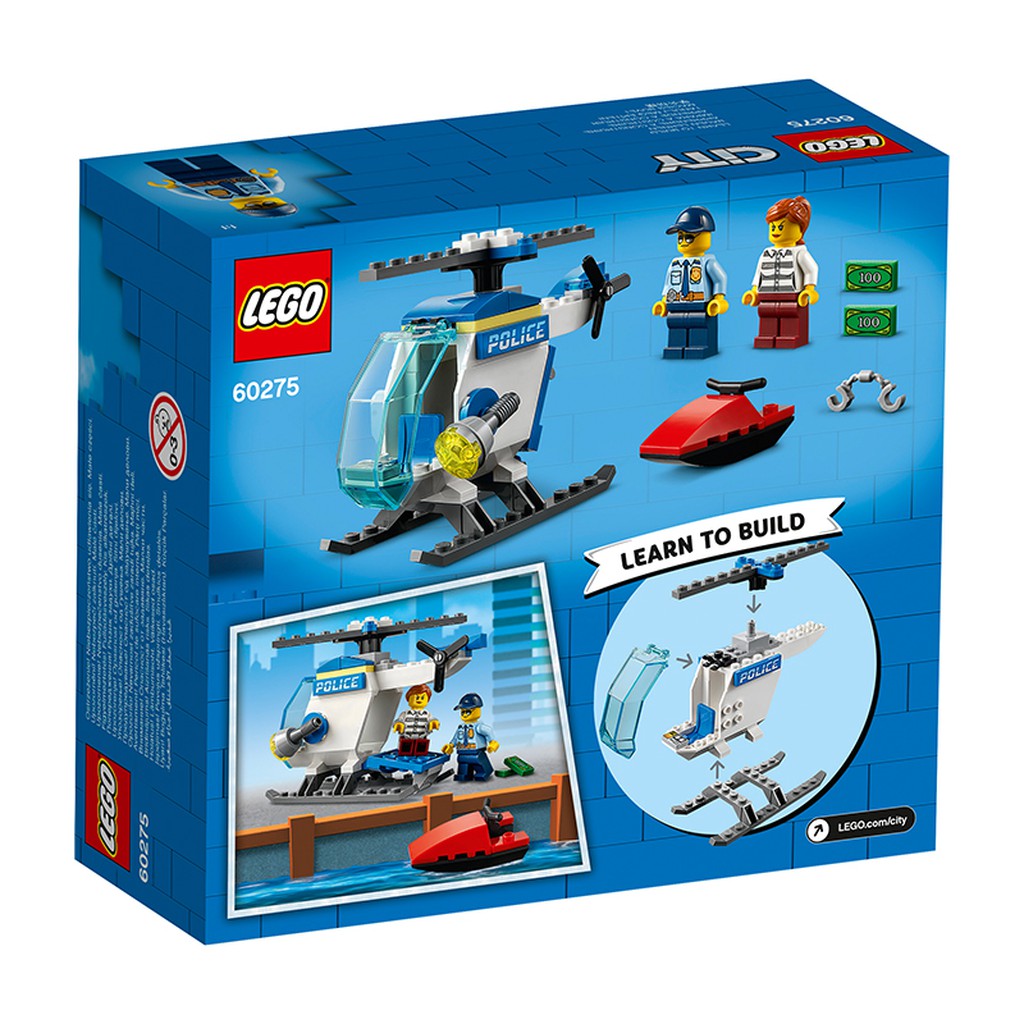 LEGO City Trực Thăng Truy Bắt Trên Biển 60275