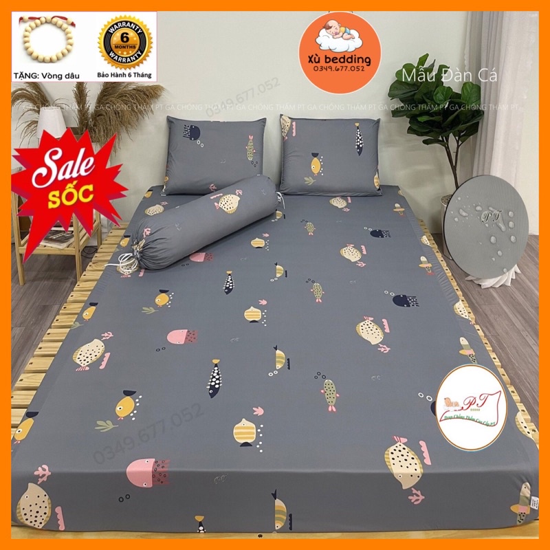 Ga chống thấm cotton hãng PT cao cấp cho bé, mềm mịn mát an toàn với làn da trẻ sơ sinh bé tè lau là sạch (nhiều mẫu)