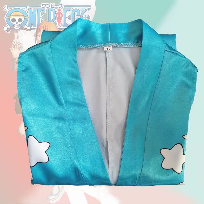 Bộ Tóc Giả kimono Hóa Trang Nhân Vật nami wano Trong one piece
