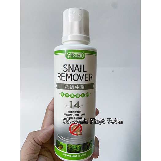 DUNG DỊCH DIỆT ỐC HẠI HỒ CÁ NON BỘ SNAIL REMOVER ISTA SỐ 14 ĐÀI LOAN 250ML