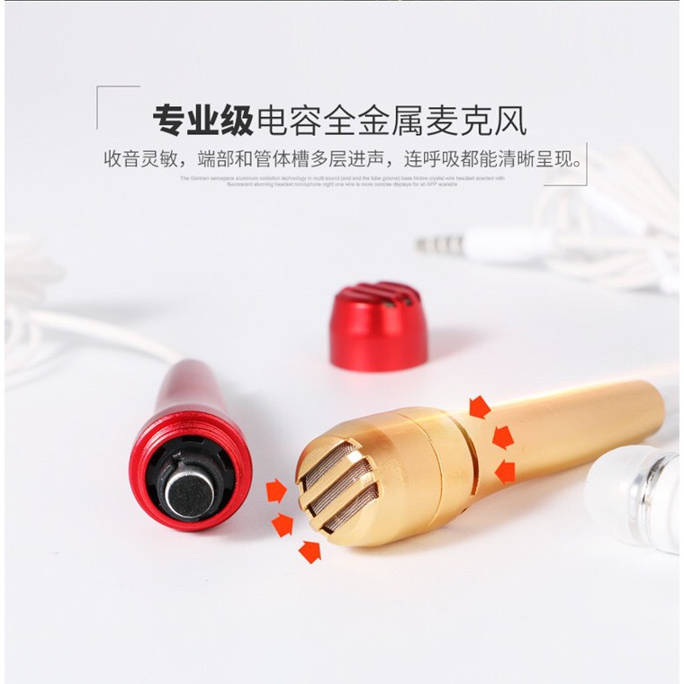 Micro Mini Hình Mặt Trăng Kèm Tai Nghe Cho Điện Thoại