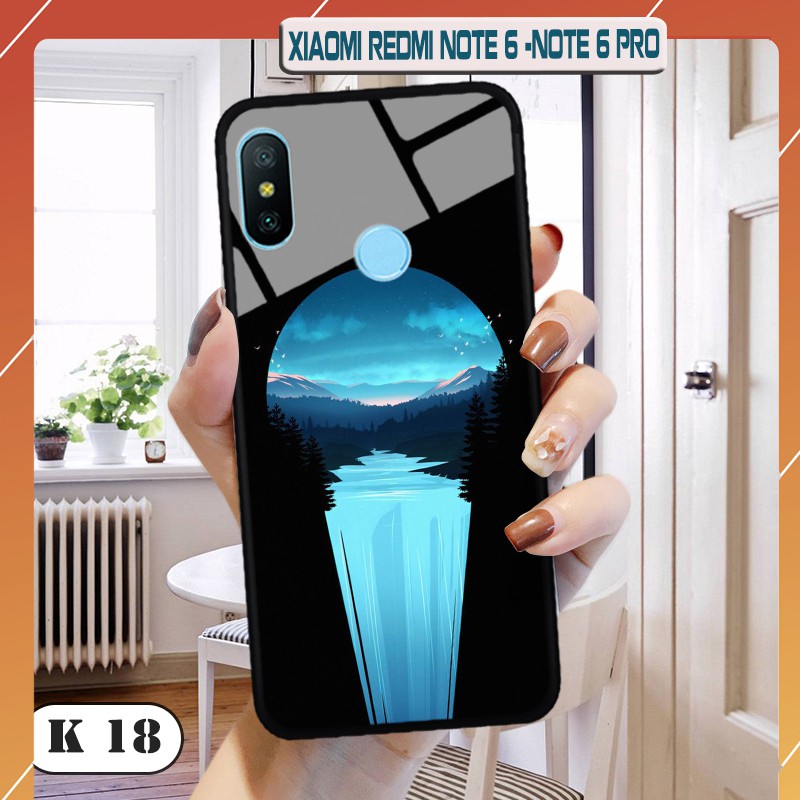 Ốp lưng kính 3D cao cấp Xiaomi Redmi Note 6/ Note 6 Pro