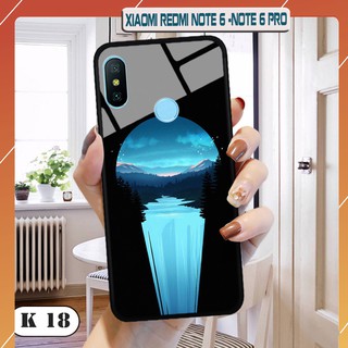 Ốp lưng kính 3D cao cấp Xiaomi Redmi Note 6/ Note 6 Pro