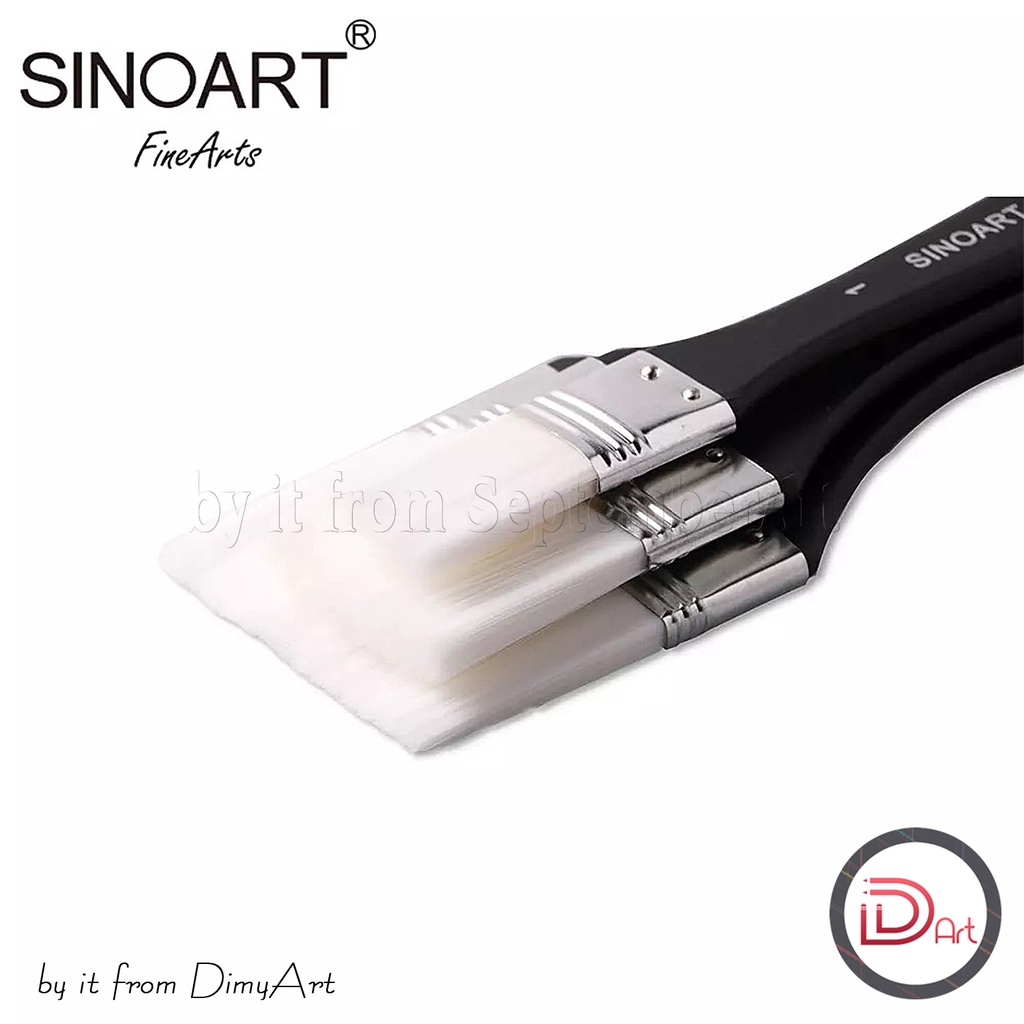 [Dimy Art] Bộ chổi vẽ, panh xô 3 cây SINO ART cao cấp