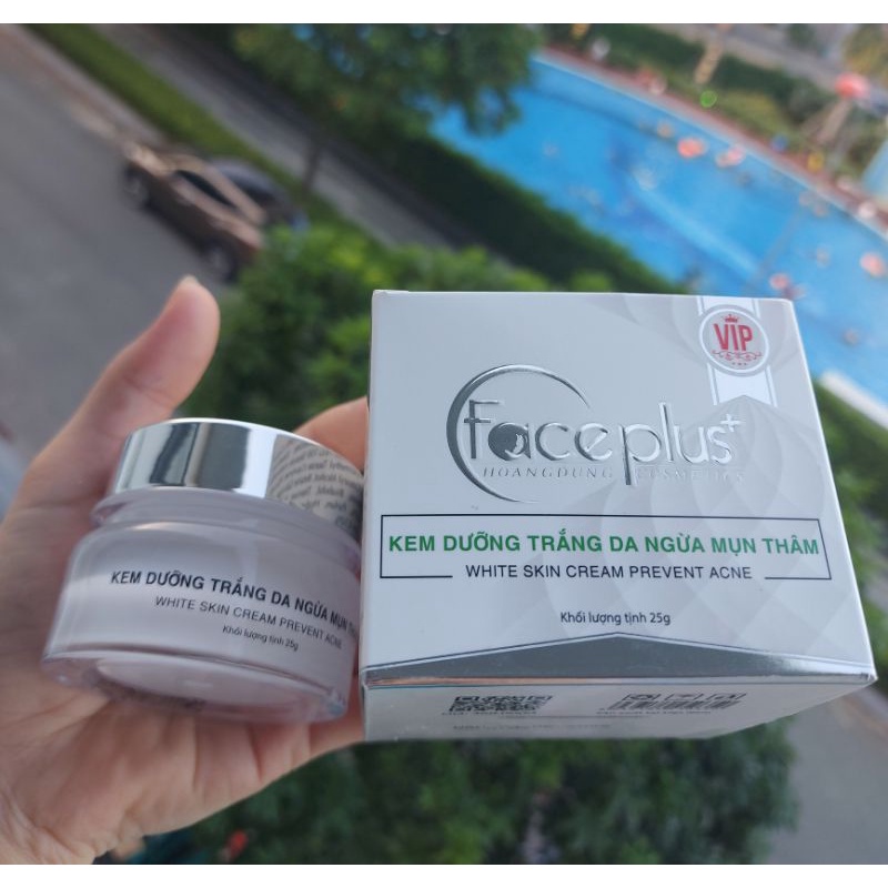 KEM FACEPLUS DƯỠNG TRẮNG DA NGỪA MỤN THÂM 25G