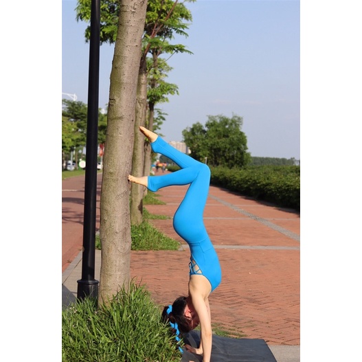 Bộ Jumpsuit Yoga Gym Lưng Đan Dây J55