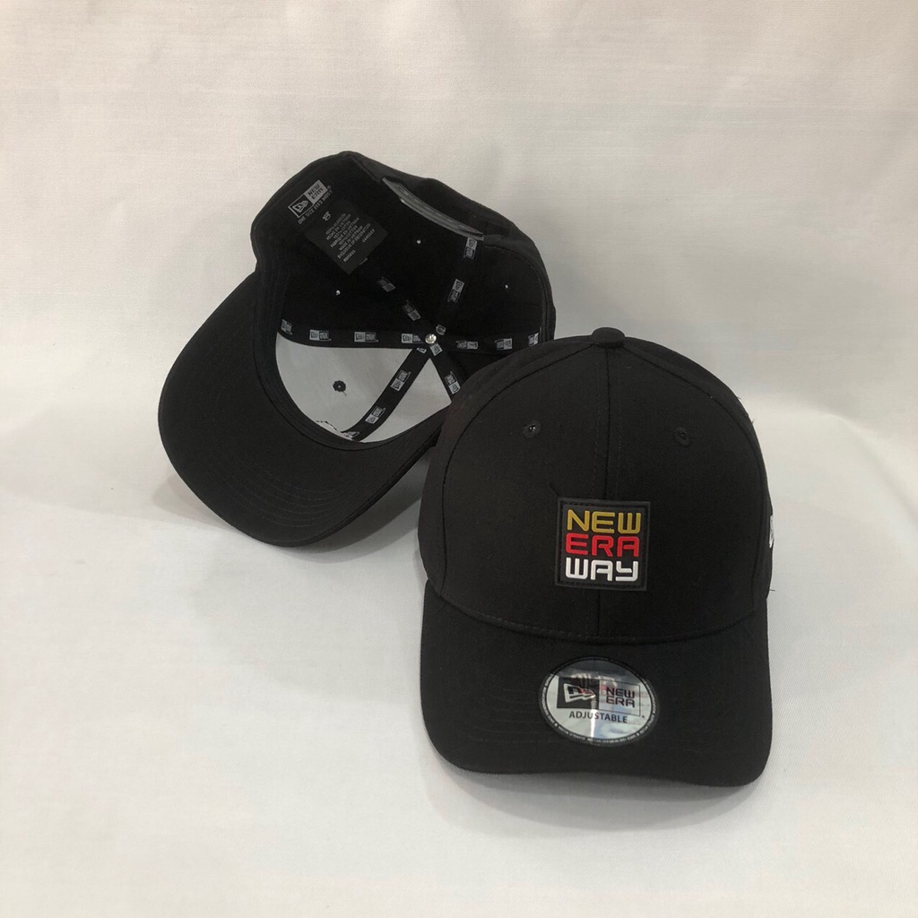 Mũ hiphop - Mũ snappack phong cách hiphop kaki trơn thêu chữ màu đen