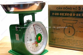 Cân đồng hồ Nhơn Hoà 5kg