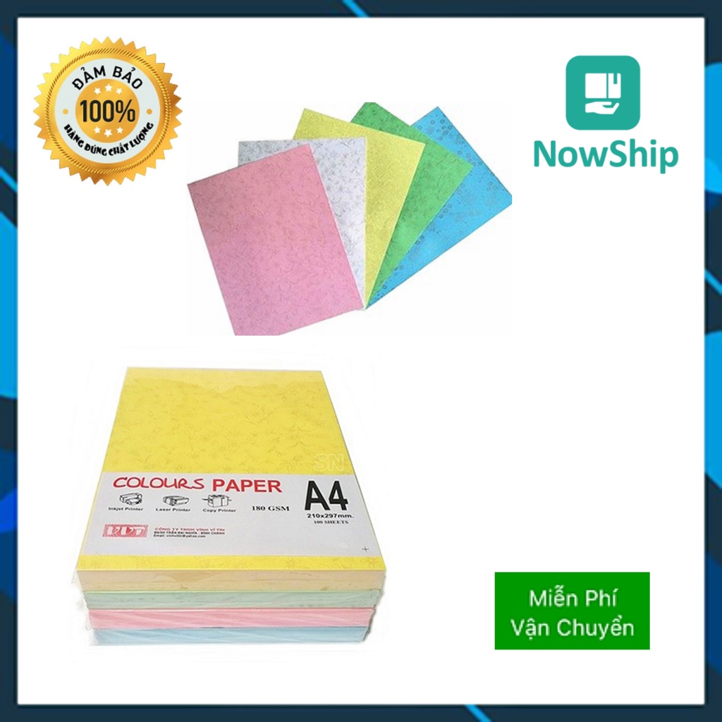 Bìa Thơm A4 ĐL180gsm (100 tờ) , ĐL 80gsm (250 tờ) (Giấy Bìa Thơm Hoa Vân)