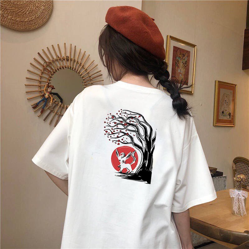 Áo thun form rộng tay lỡ Nhật Bản đẹp độc lạ vải dày mịn 2020T2339