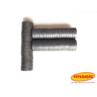 20x3mm nam châm Ferrite, nam châm đen