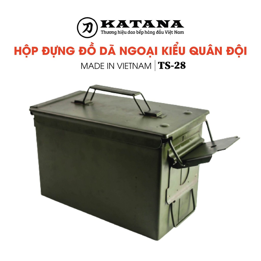 Hộp đựng đồ cắm trại dã ngoại kiểu quân đội TS28