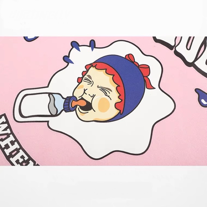 ÁO SWEATER UNISEX BABY GUE FORM RỘNG VẢI NỈ 40-70kg