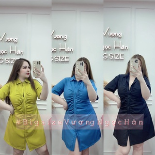 ( 55 đến 95kg ) ĐẦM SƠ MI NHÚN BIGSIZE
