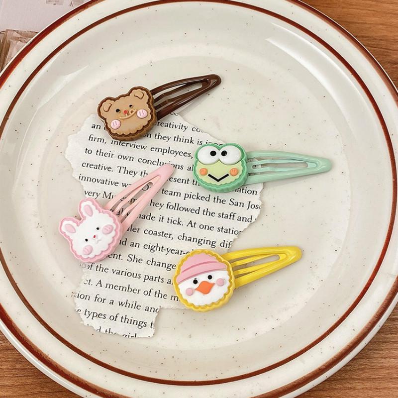 Set Kẹp Tóc Hoạ Tiết Hoạt Hình Dễ Thương Phong Cách Nhật Hàn