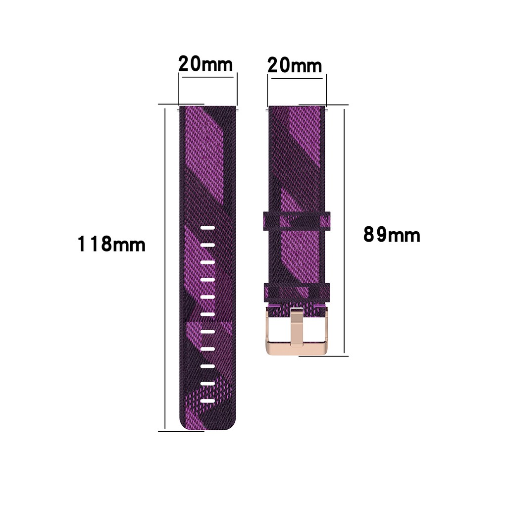 Dây Đeo Nylon 20mm Cho Amazfit Bip U / Bip S / Bip Lite / Pop Pro / Gts 2 Mini 2e Gtr 42mm 2020
