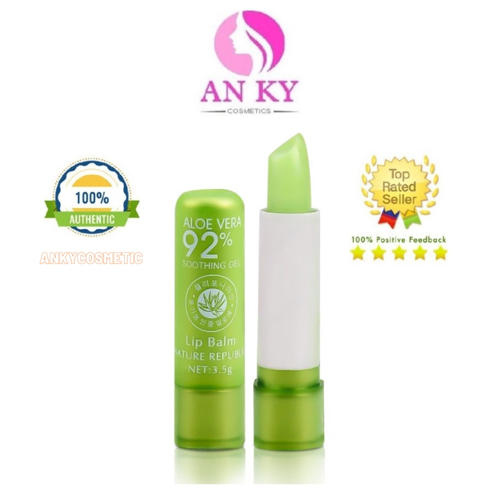 Son Dưỡng Lô Hội Aloe 92% Lip Balm Hàn Quốc (có hộp)