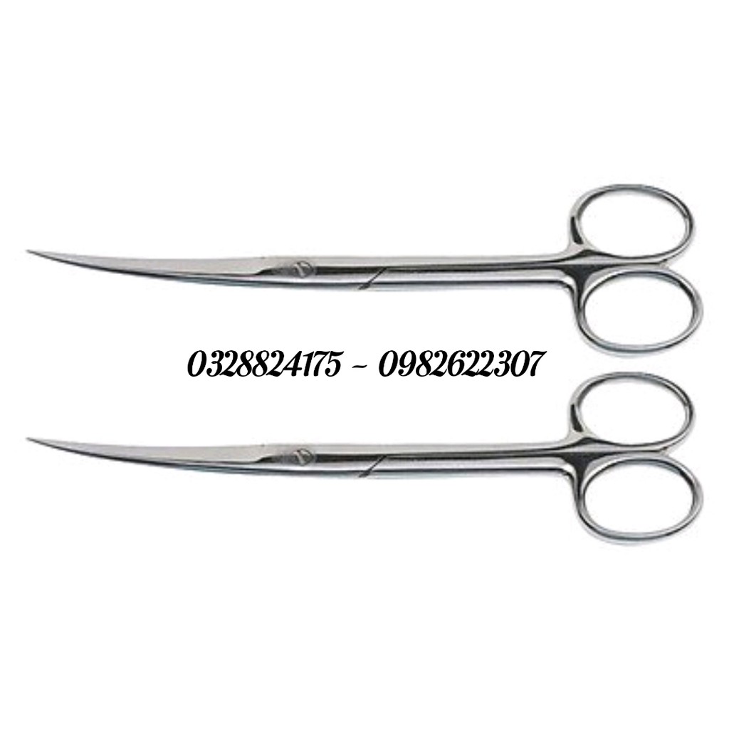 Kéo cong,  2 đầu nhọn các loại ( 10cm, 12cm, 14cm, 16cm, 18cm, 20cm )