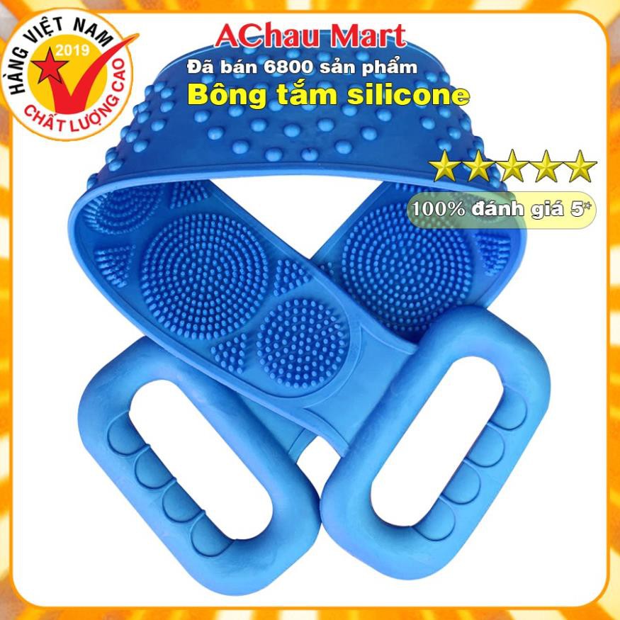 [Sỉ loại 1] CỌ TẮM SILICON - Dây Chà Lưng 2 mặt Bằng Silicone mẫu mới